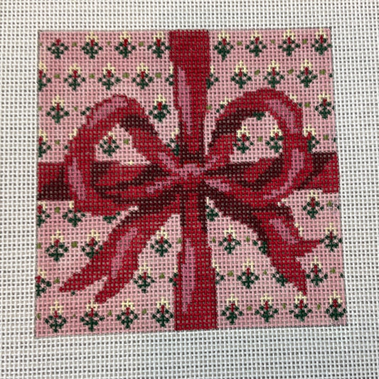 Floral Present with Red Bow C-AC 161