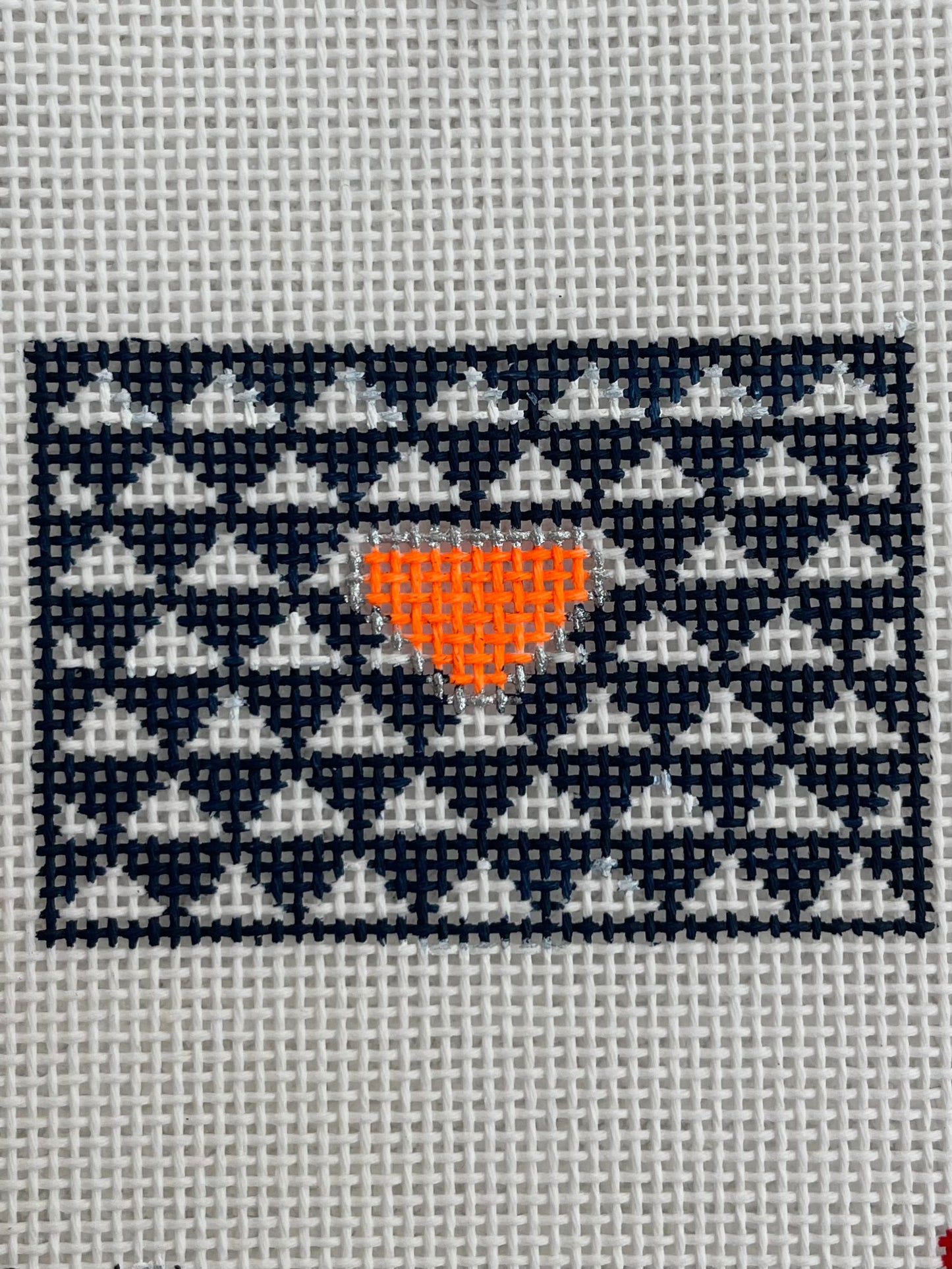 Triangle Luggage Tag Navy C-ML07-N