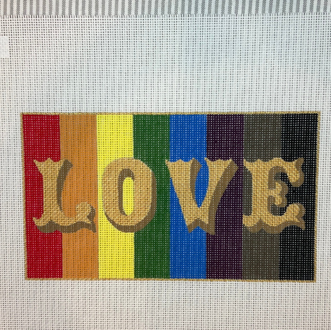 LOVE on Rainbow Stripes C-RCHO2252