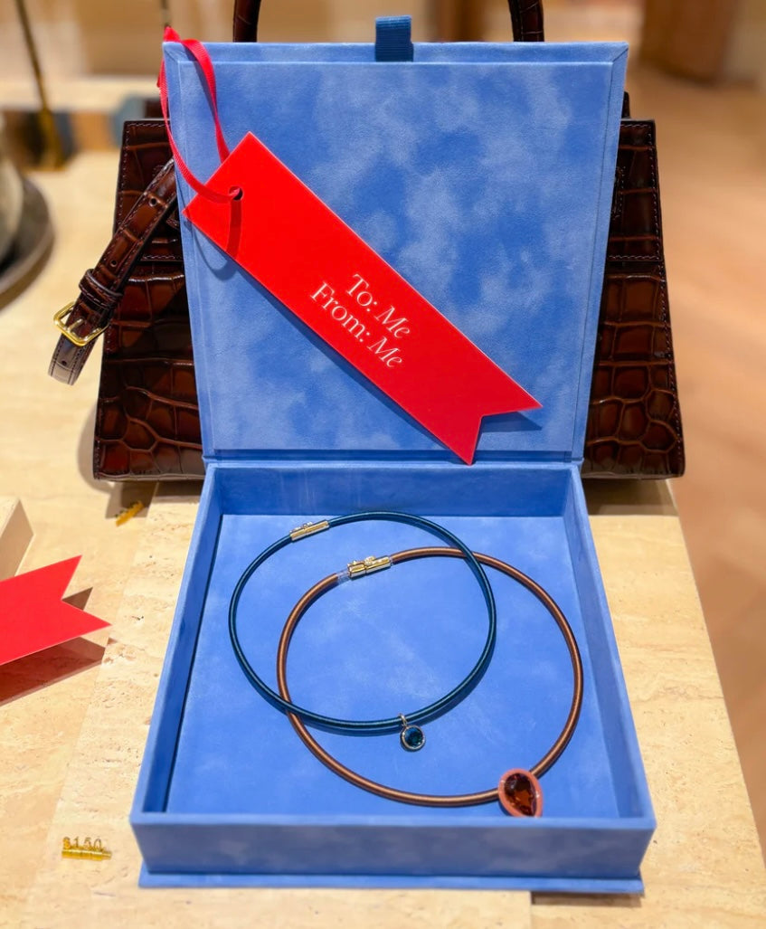 Velvet Box A-BCbox blue