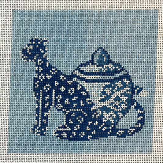 Leopard and Ginger Jar C-KCD2272