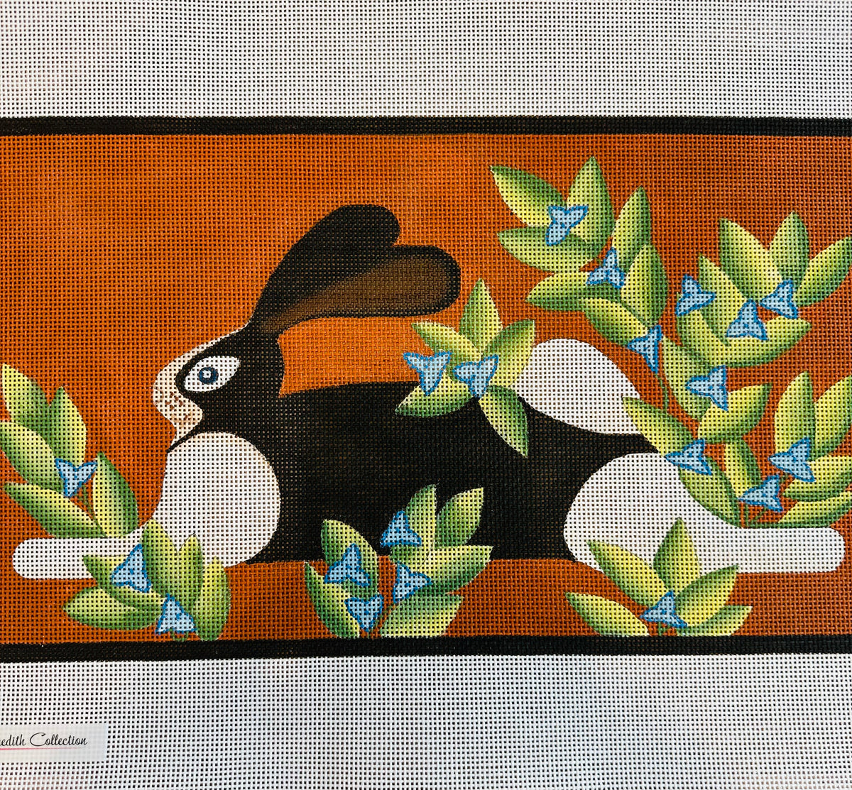 Bunny with Blue Flowers TS-C384