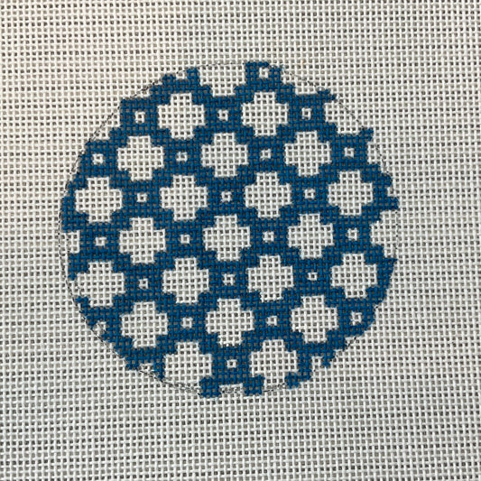 Blue Patterned Round C-COP IN 107