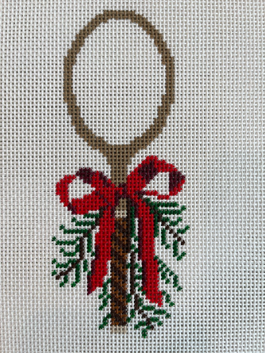 Tennis Racket with Holiday Greens C-FAS19