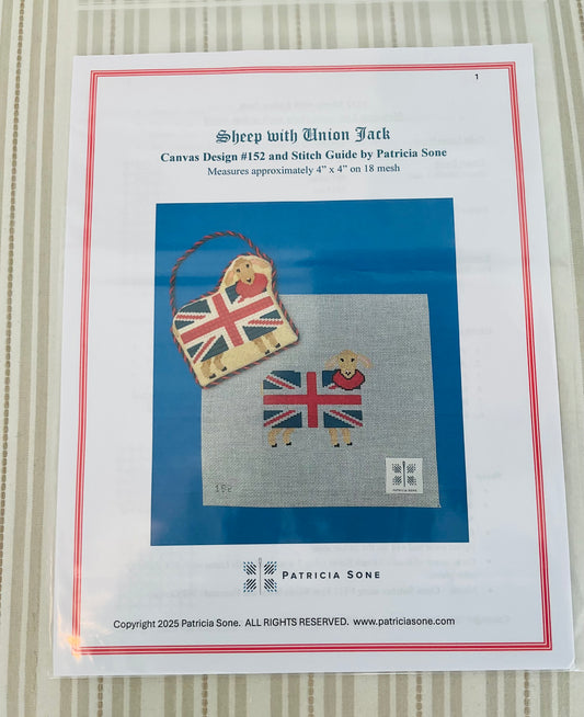 Sheep with Union Jack C-PS152