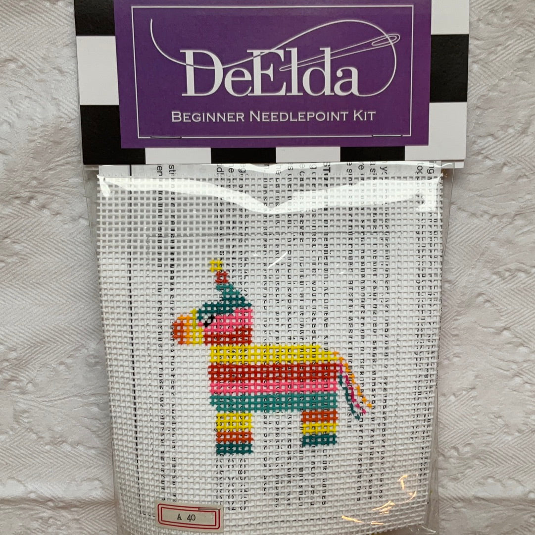 Donkey Piñata Beginner Needlepoint Kit C-TCNA40