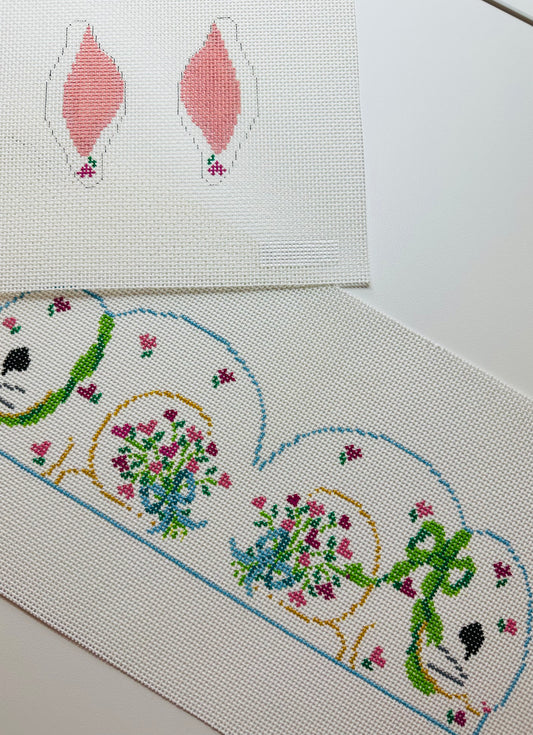 Stand Up 2-sided Bunny Pink Hearts C-CD155H