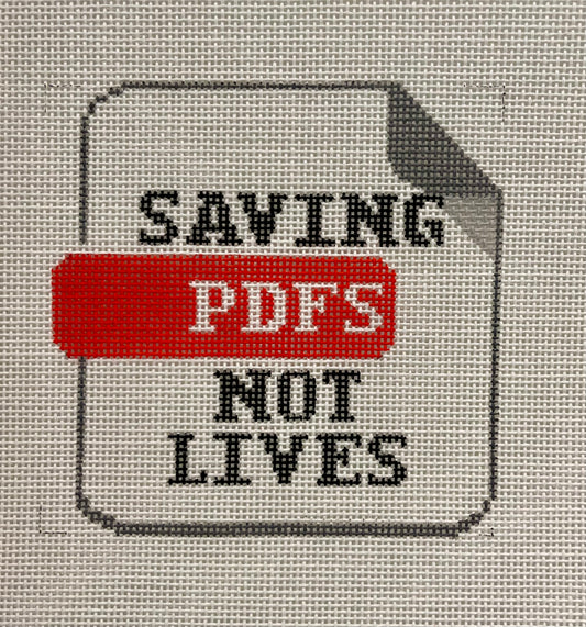 Saving PDFs Not Lives Coaster C-FI071P
