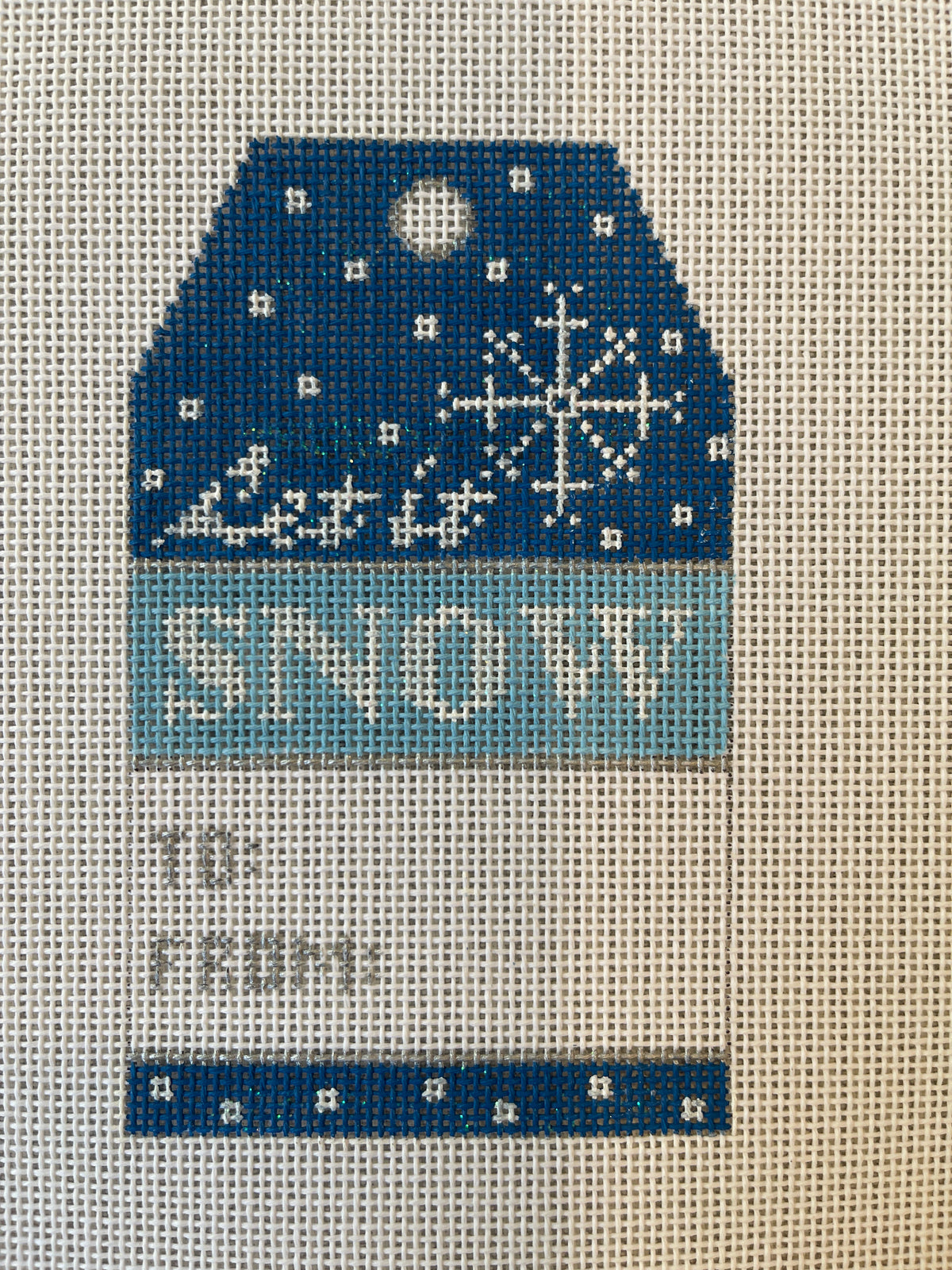 Snow Gift Tag TS-XO198B
