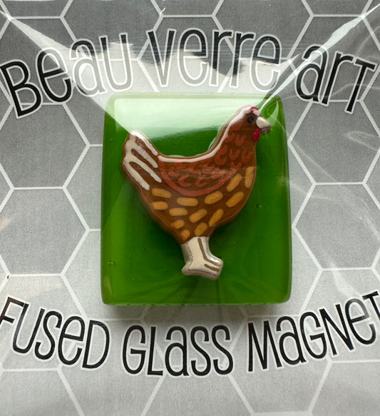 Chicken Beau Verre Needle Minder A-BVNMCHICK