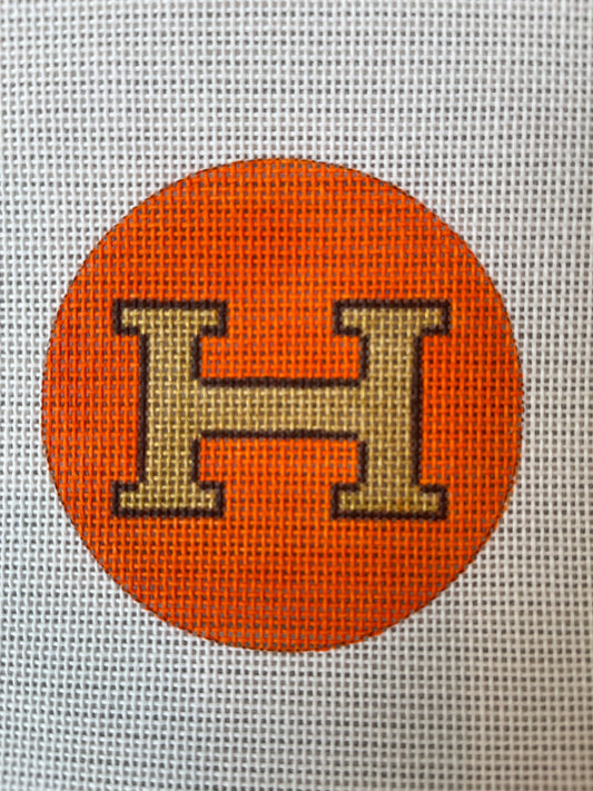 Orange Hermes Key Fob Insert C-INSL341