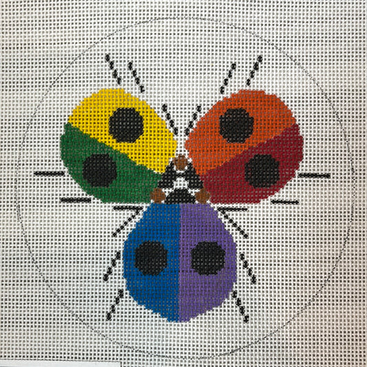 Rainbow Ladybug Round C-HC0413