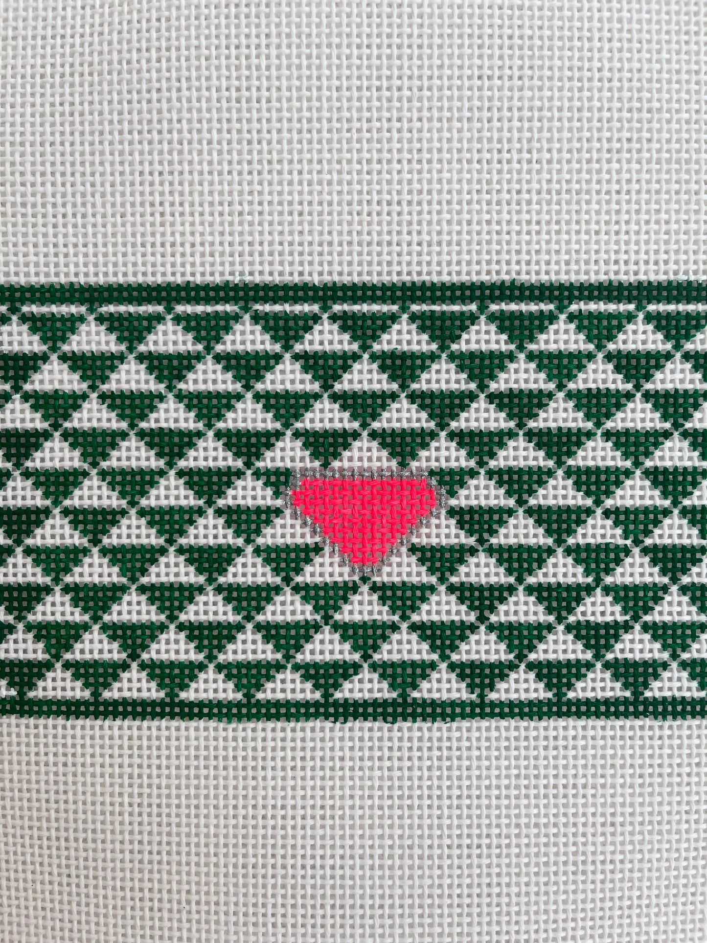 Green and Pink Triangle Insert C-ML11