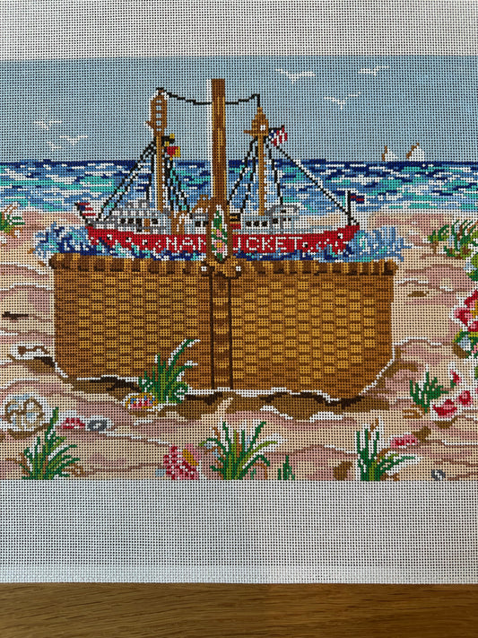 Nantucket Sailboat Basket TS-SWB1120
