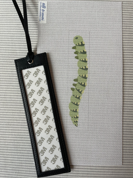 Self Finishing Leather Bookmark A-PEBM black