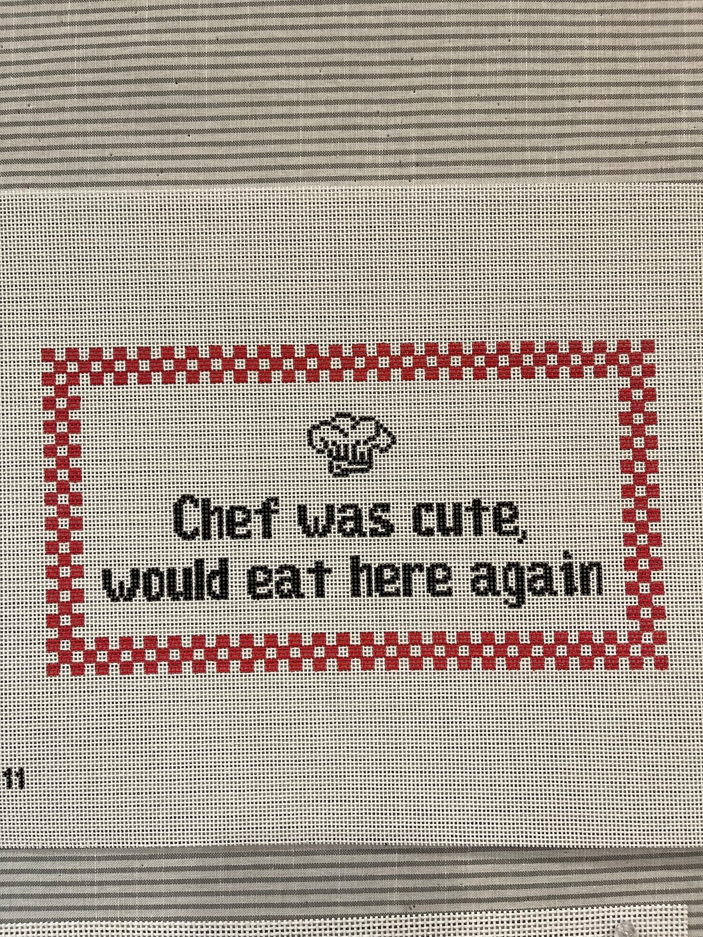 Chef was Cute Would Eat Here Again C-MN11