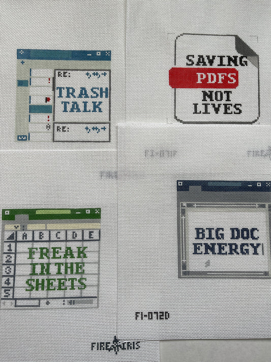 Tech Puns Coaster Set C-FIcoasters