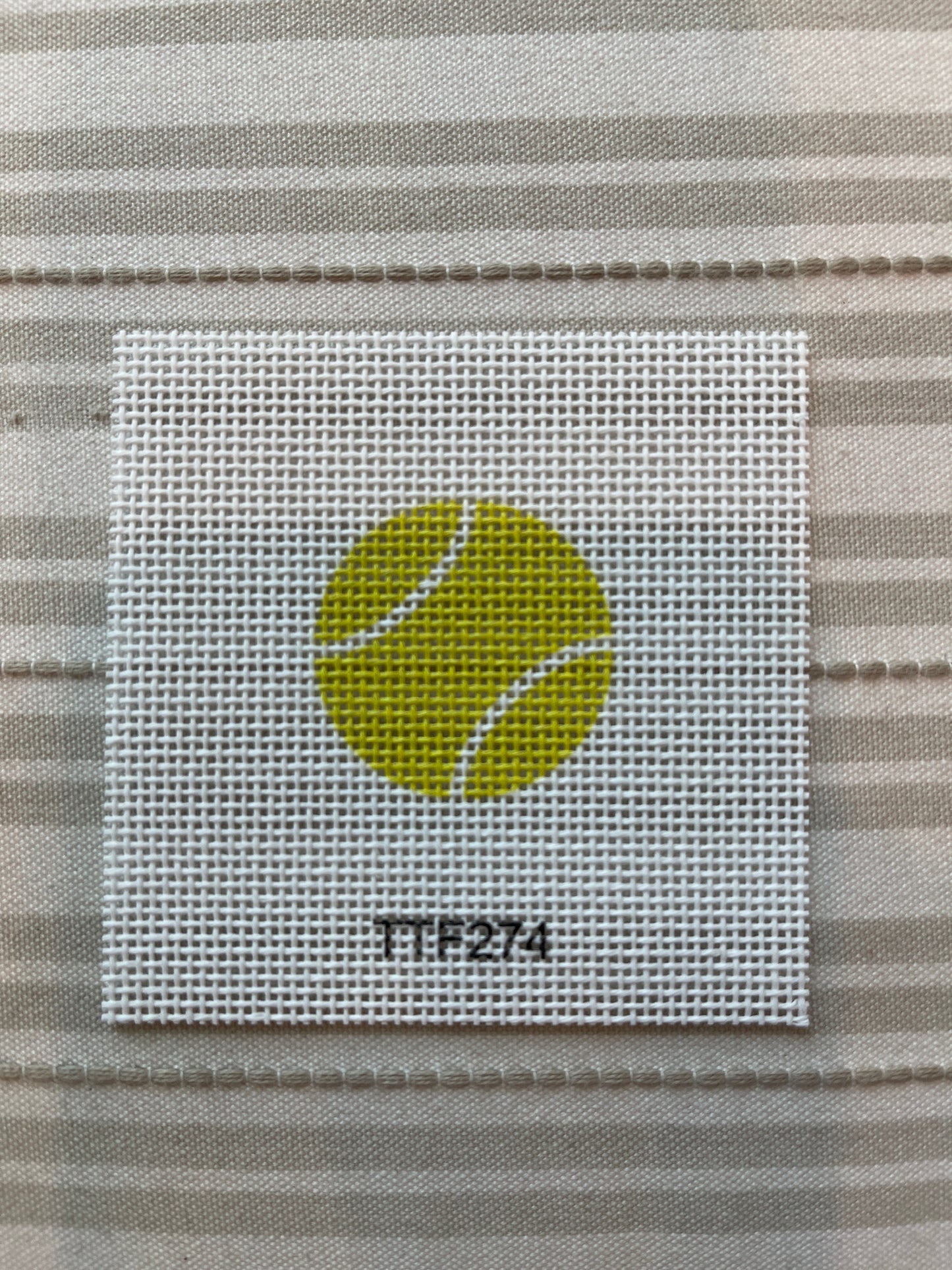 Tennis Ball 1” Round (key fob insert size) C-TTF274