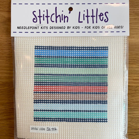 Stripes Needlepoint Kit for Kids C-PPDSL02