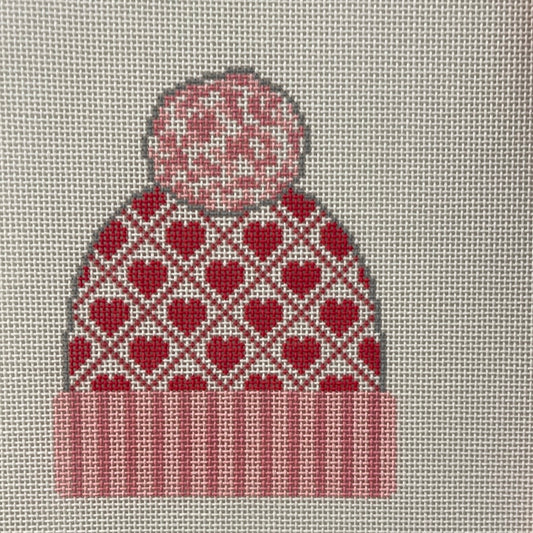 Pink Hearts Hat C-LBH02