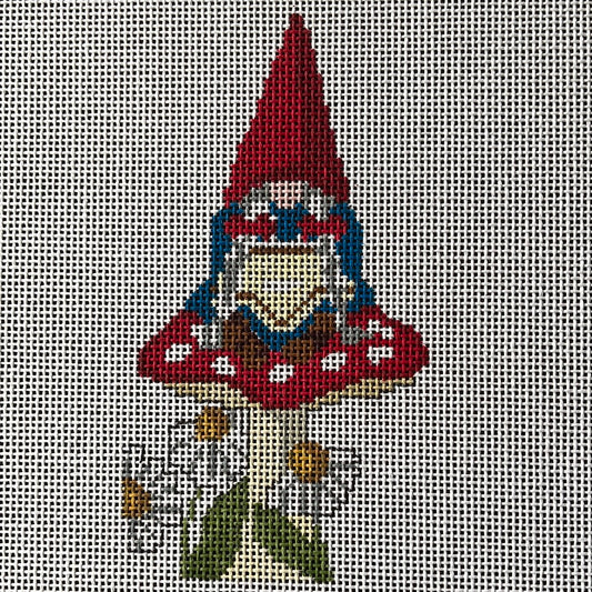 Girl Gnome on Red Mushroom C-PLDDS1145