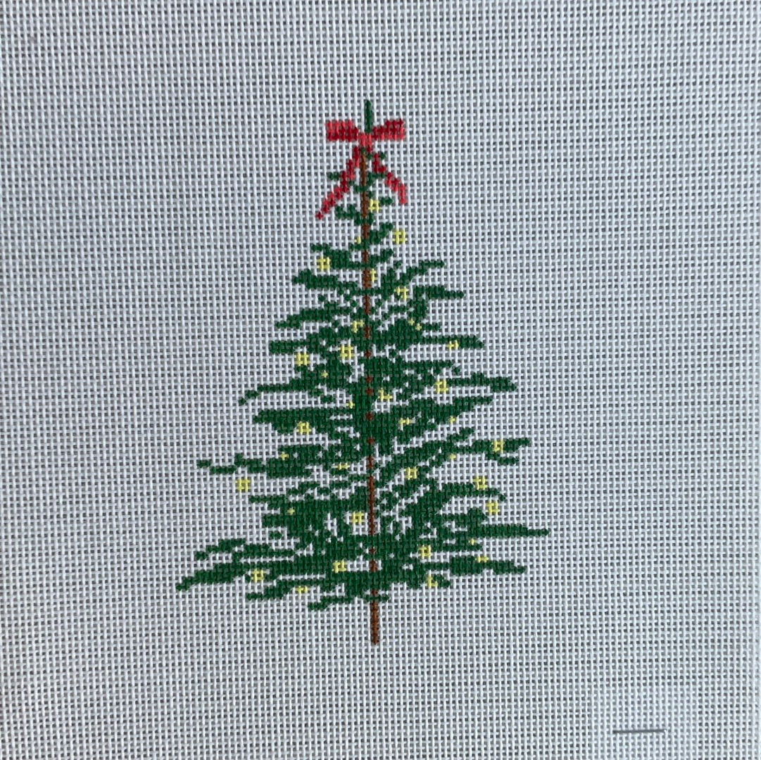 Spruce Tree with Red Bow C-AB108