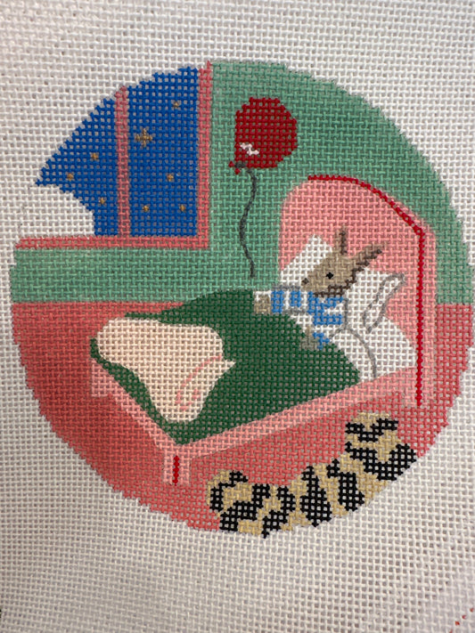 Goodnight Moon Bunny in Bed Round C-SN479