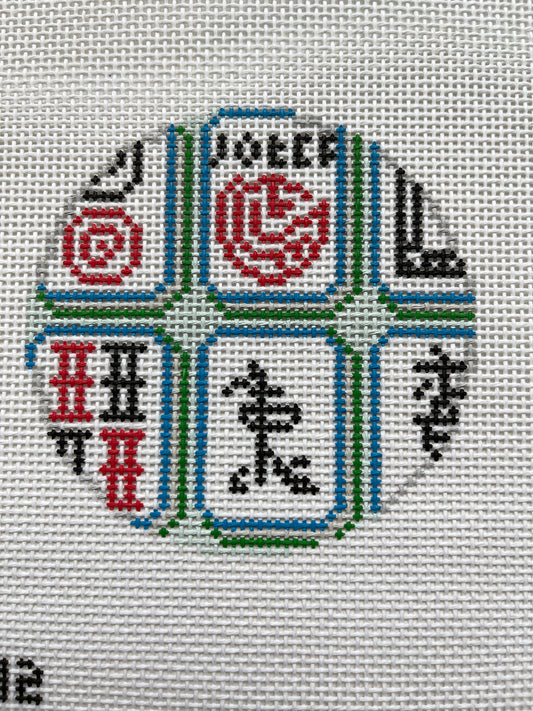 Mahjong Round (jewel tones) C-PS512