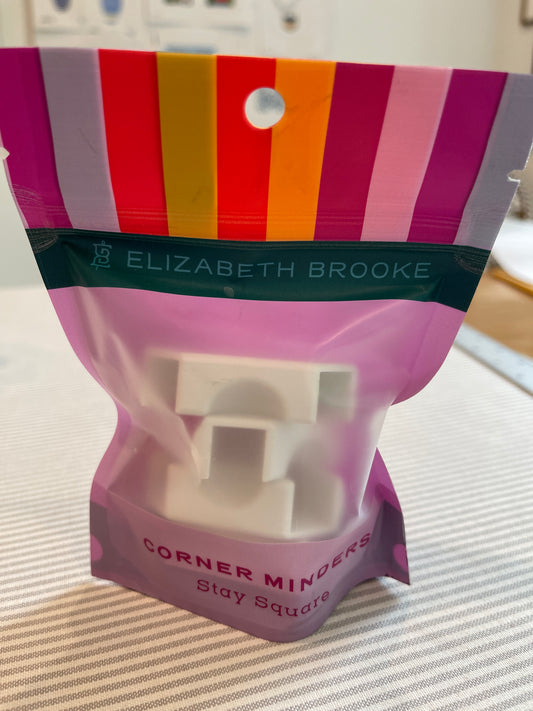 Corner Minders in White A-Ebwhite