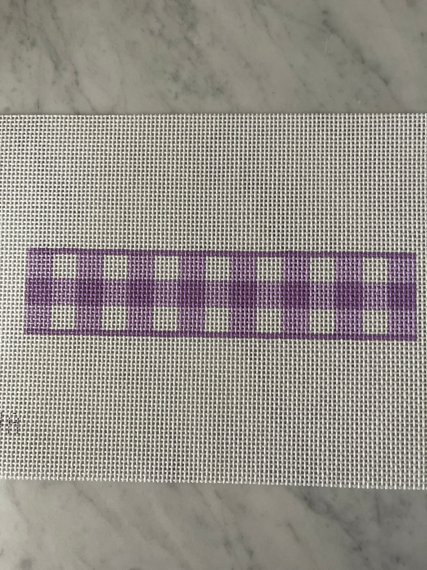Lilac Gingham Fob C-GP173A