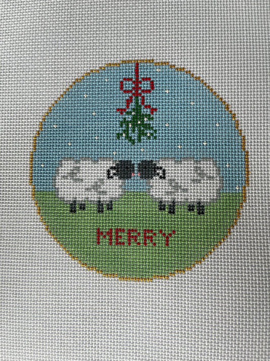 Merry Sheep with Mistletoe C-GP51