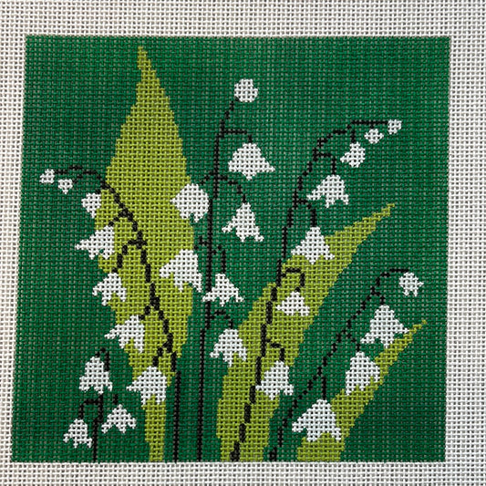 Lilly of the Valley on Green C-IKS2049