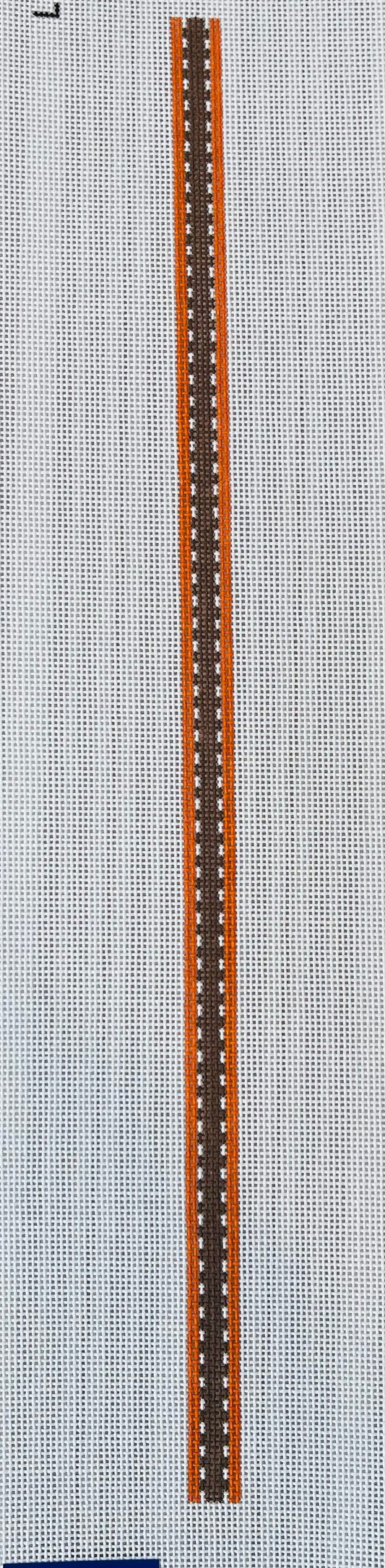Brown/Orange Ribbon Wrap Bracelet C-AF217