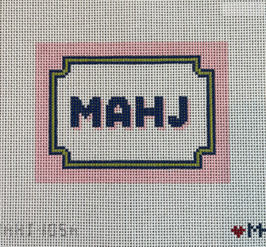 MAHJ Insert Frame Bracket in Pink, Navy and Citron  C-MAHJ105A