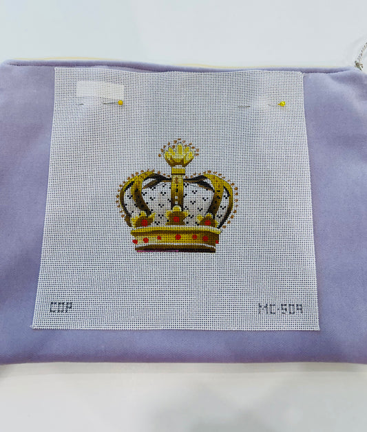Anna Clutch and Canvas Combo #12: Lavender Anna Clutch with Crown Canvas