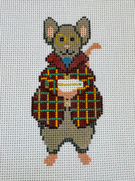 Mouse with Plaid Coat C-MCXO-200-D