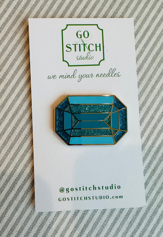 Aquamarine Gem Needle Minder A-GSSAQG