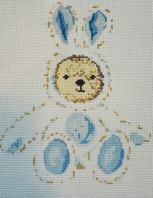 Teddy Bear in Blue Bunny Suit C-BPC25388