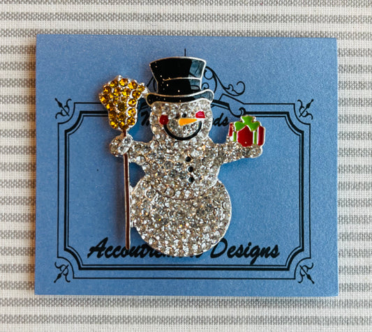 Sparkle Snowman Needle Minder A-ADsnow