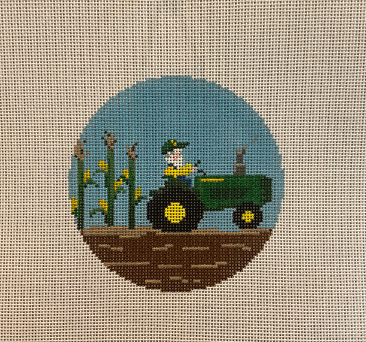 Santa on Tractor C-KJ39