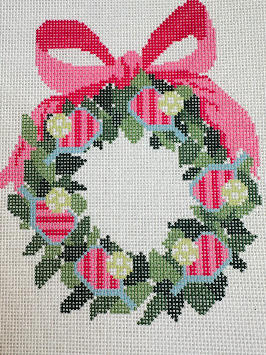 Pink Pickle Ball Wreath C-KCD2945