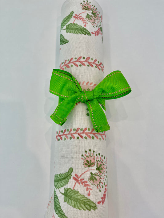 Canvas Roll-Up Pink & Green