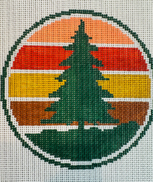 Pine Tree Round C-NKK115C