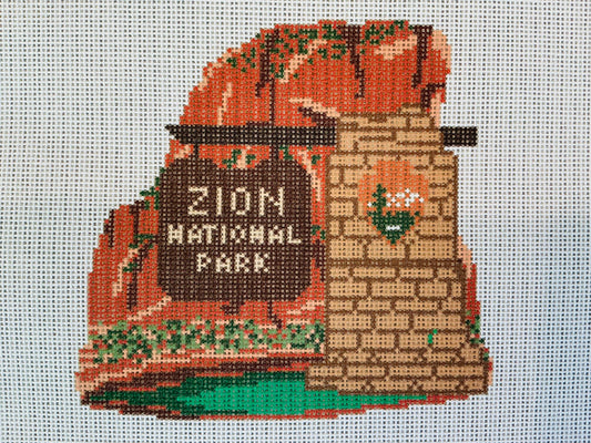 18M Zion Park Sign C-FIZNS