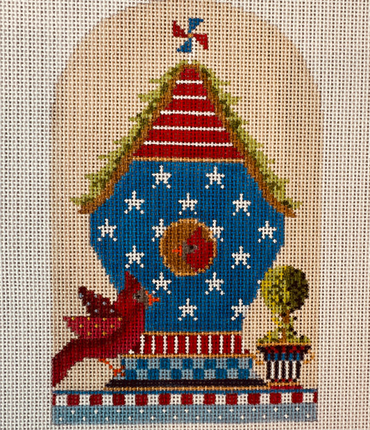 Patriotic Bird House C-KBH2318