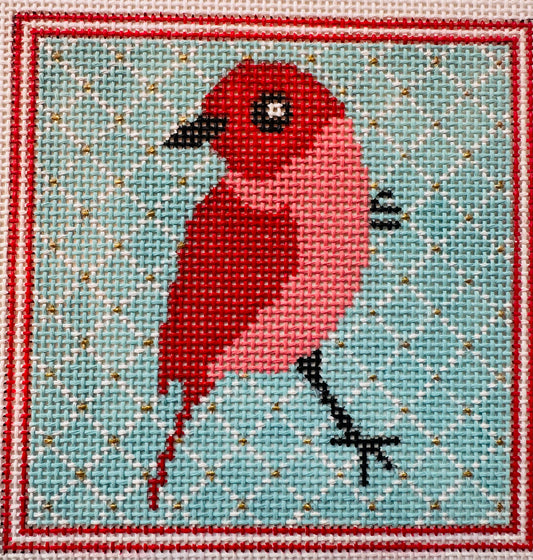 Red Bird 5” Coaster C-DKPL37