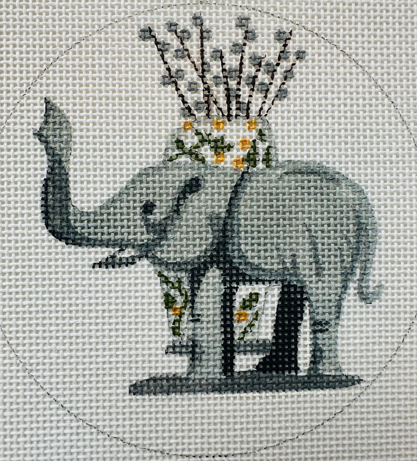 Elephant with Ginger Jar C-X699