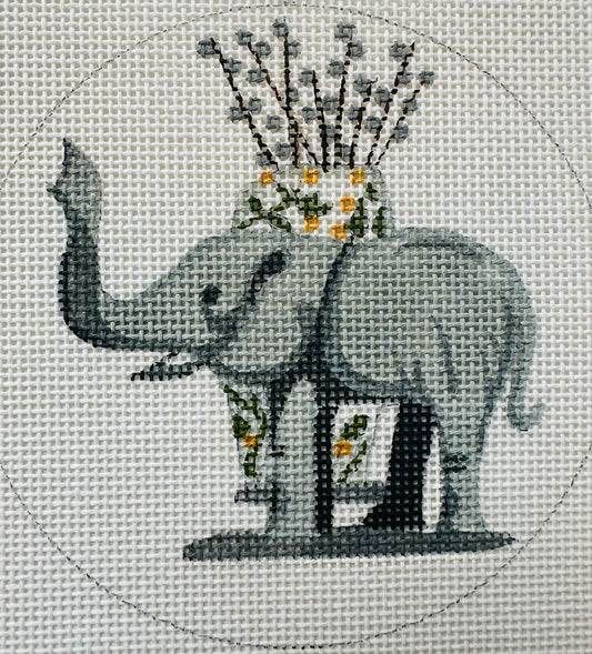 Elephant with Ginger Jar C-X699