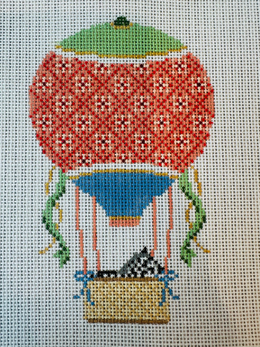 Coral Balloon with Zebra C-SS385