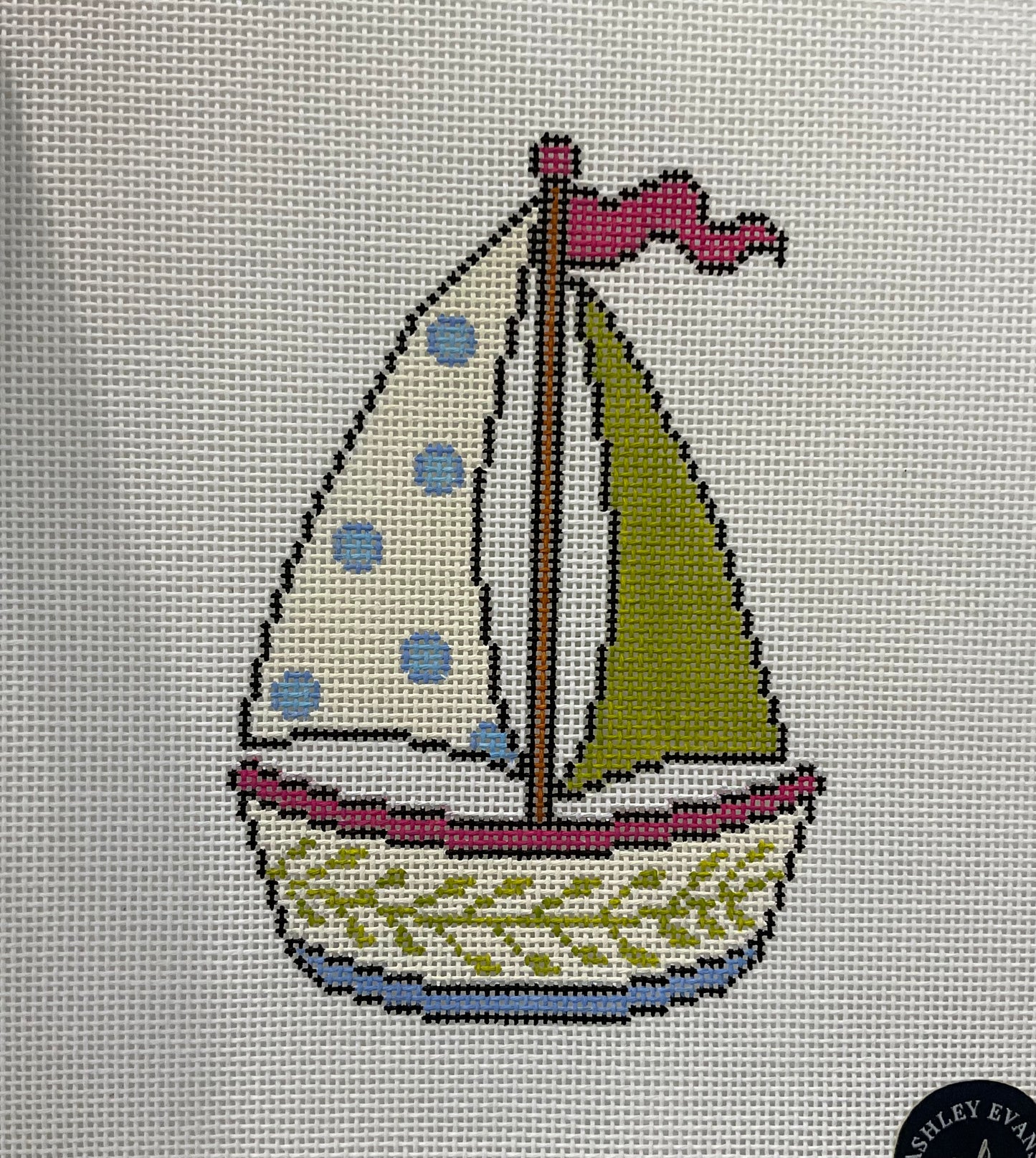 Polka Dot Sailboat C-SUM113